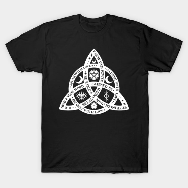 Triquetra T-Shirt by OccultOmaStore